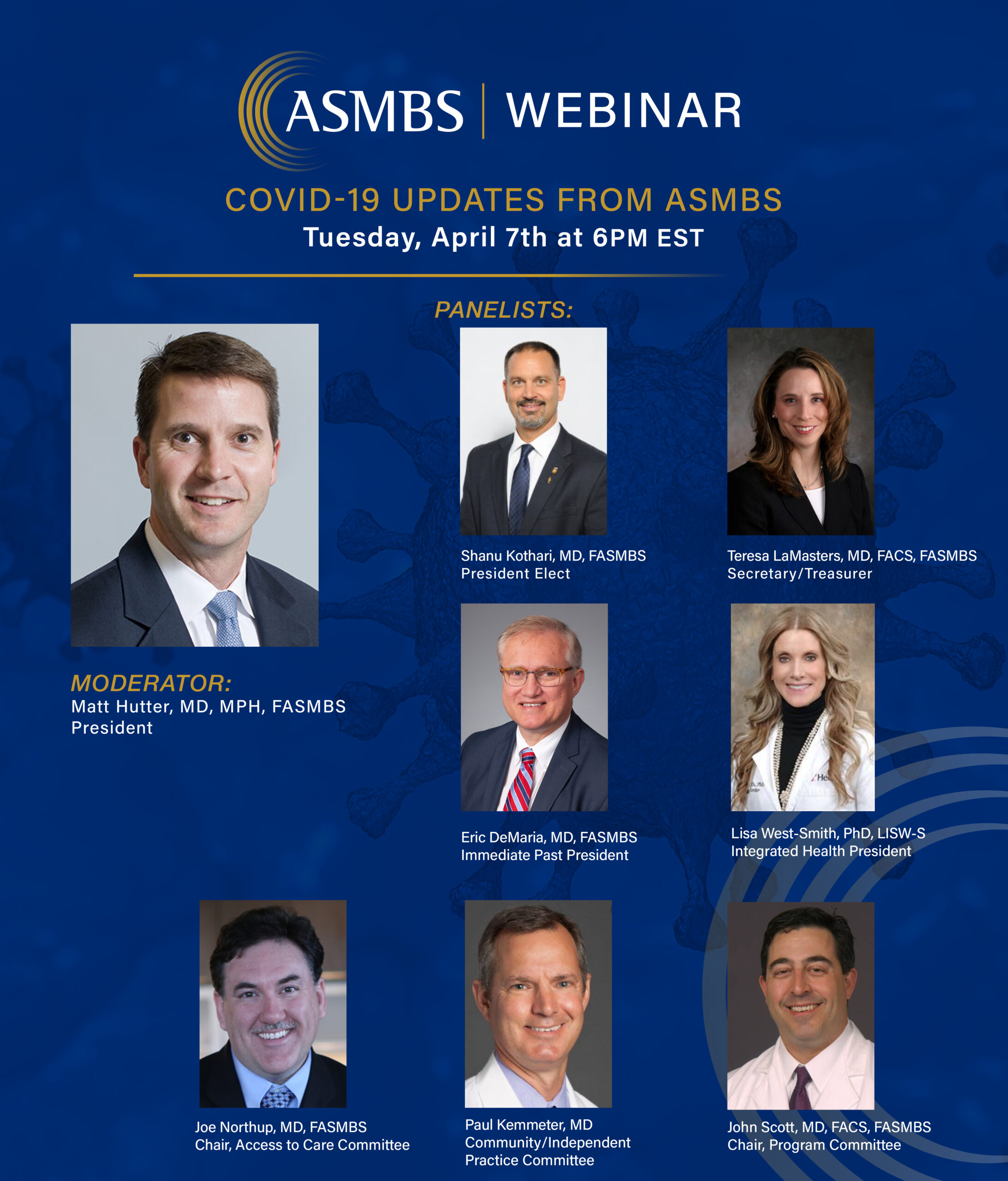 COVID-19: Updates from ASMBS Webinar