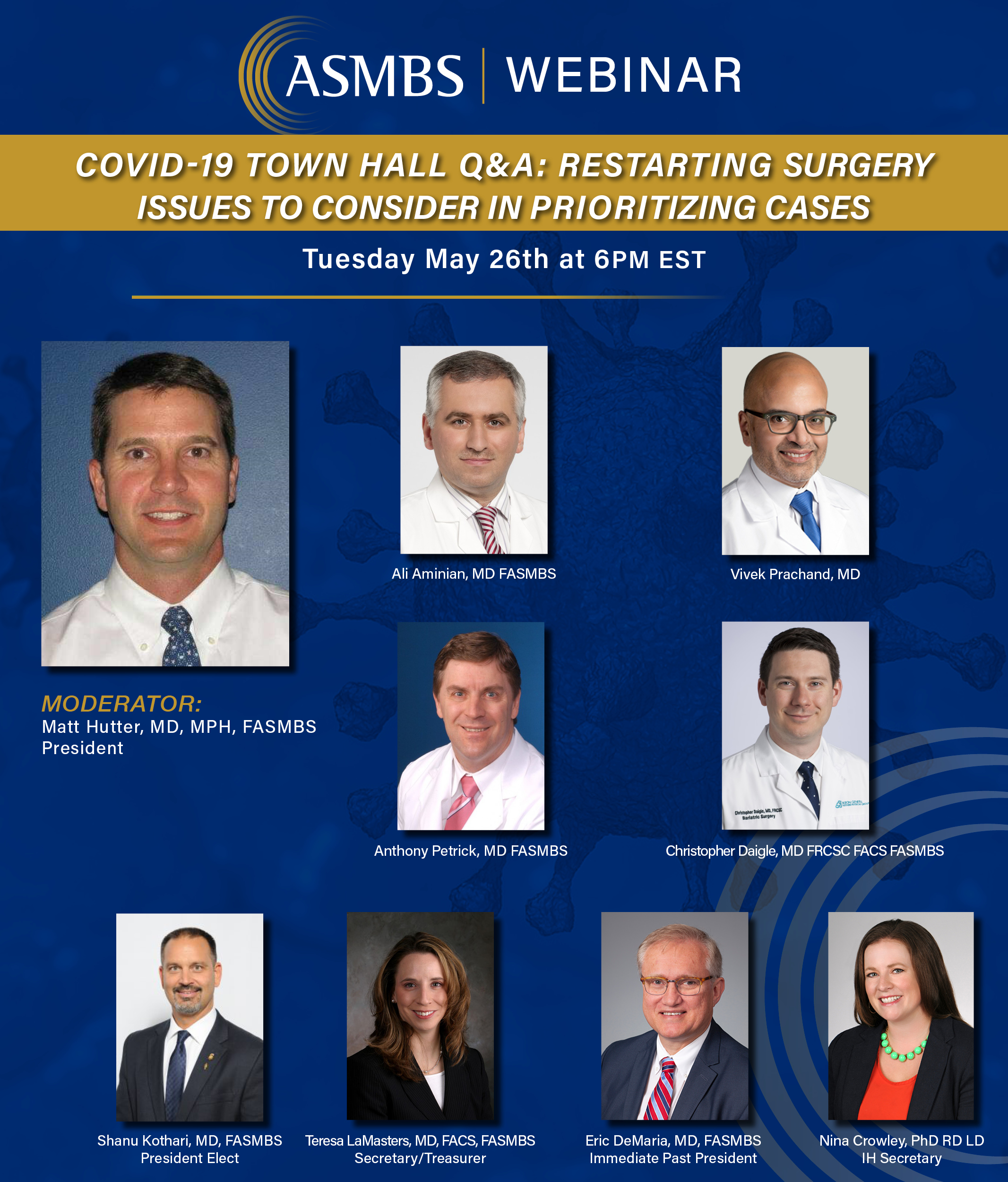 COVID-19 Town Hall Q&A: Restarting Surgery